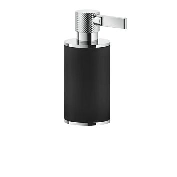 Gessi Inciso Дозатор для жидкого мыла настольный, черный/хром