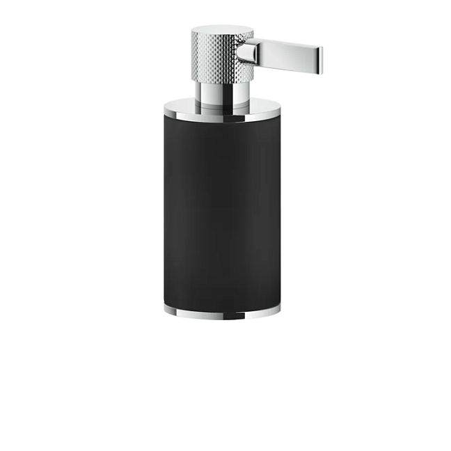 Gessi Inciso Дозатор для жидкого мыла настольный, черный/хром