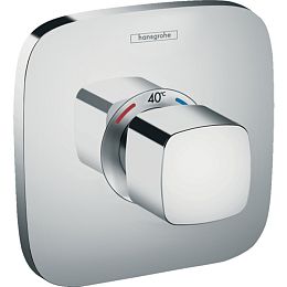 Смеситель для душа Hansgrohe Ecostat E Highflow термостатический, 1 источник, СМ, внешняя часть, цвет: хром купить в Москве: интернет-магазин StudioArdo