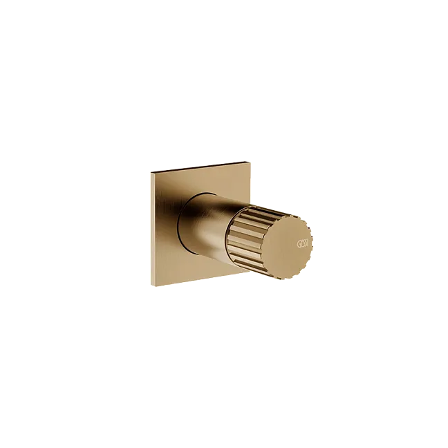 Gessi Incastri Смеситель встраиваемый, для одного потребителя, внешняя часть, цвет 726 Warm Bronze Brushed PVD