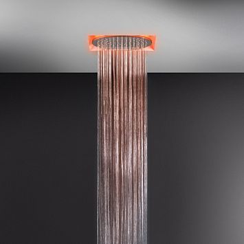 Gessi Afilo Встраив. Душевая система 350х350мм, тропический ливеньи хромотерапия, c пультом упр.,(без панели 57018 и блока RIR5402)
