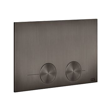 Gessi Клавиша смыва для унитаза, двойная, для систем инсталляций TECE, Black Metal Brushed PVD
