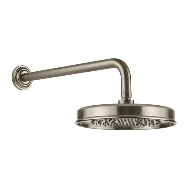 Gessi Venti20 Верхний душ 200 мм., с настенным держателем 389 мм., Finox Brushed Nickel