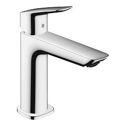 Hansgrohe Logis Смеситель для раковины, однорычажный, 110 Fine CoolStart, со сливным гарнитуром хром 71254000  купить в Москве: интернет-магазин StudioArdo