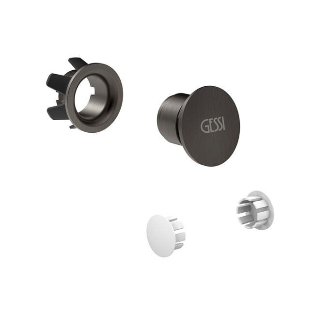 Gessi Gessi 316 Комплект заглушек для перелива и боковых отверстий, Black Metal Brushed PVD