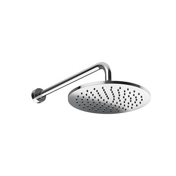 Gessi Origini Верхний душ с кронштейном, настенный, защитой от известкового налета, хром