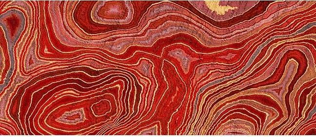Стеклянная плитка Sicis Vetrite Gem Glass pangea red 120x280