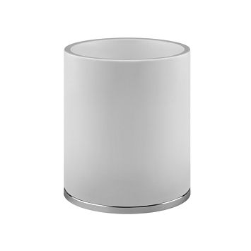 Gessi Cono Корзина для мусора белая/хром