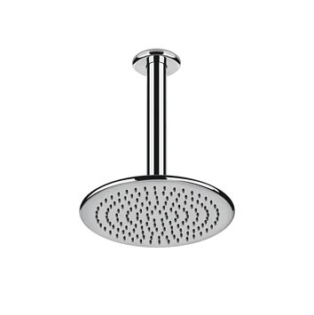 Gessi Goccia Верхний душ 216мм из латуни с потолочным кронштейном, хром