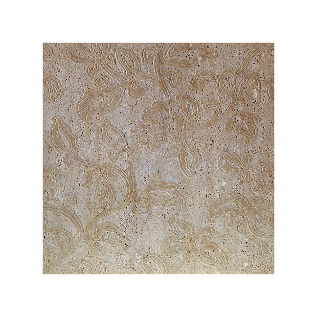 Мраморная плитка Akros Dogma Classic Dhanza LN Travertino Classico 31x31
