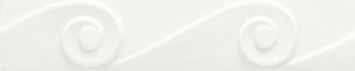 Бордюр Ceramiche Grazia Essenze Onda Bianco Craquele 5,5x26