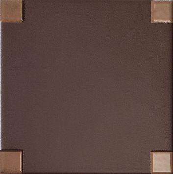 Mutina Керамическая плитка Homage to the Square Dot Chocolate 15x15x0,9