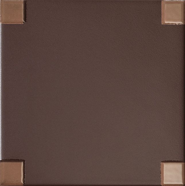 Mutina Керамическая плитка Homage to the Square Dot Chocolate 15x15x0,9