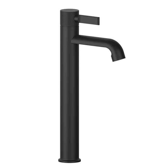 Gessi Inciso Смеситель для раковины на 1 отверстие, высокий h=337мм, без донного клапана nero XL