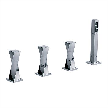 Смеситель для ванны с душевым гарнитуром ½“ Joerger Turn 623.40.150.xxx