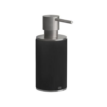 Gessi 316 Дозатор для жидкого мыла настольный, черный/steel brushed