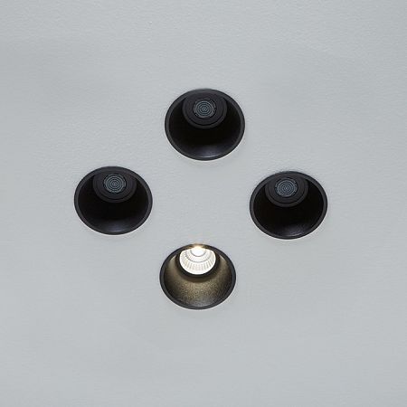 Antonio Lupi Zenit Встраиваемый верхний душ,  8см, прямая струя, цвет: черный