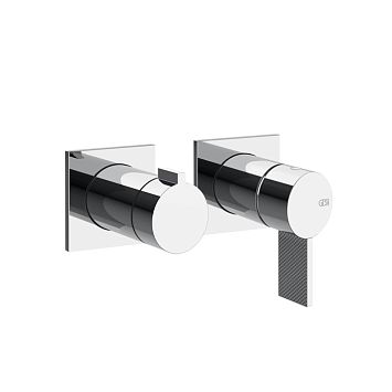 Gessi Inverso Diamantato Внешняя часть настенного смесителя для душа на 2 выхода, хром