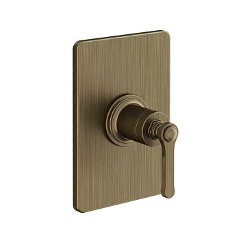 Gessi Venti20 Смеситель встраиваемый, однорычажный, внешняя часть, Antique Brass