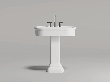 Salini Opera Пьедестал S-Stone 30x70x25 белая