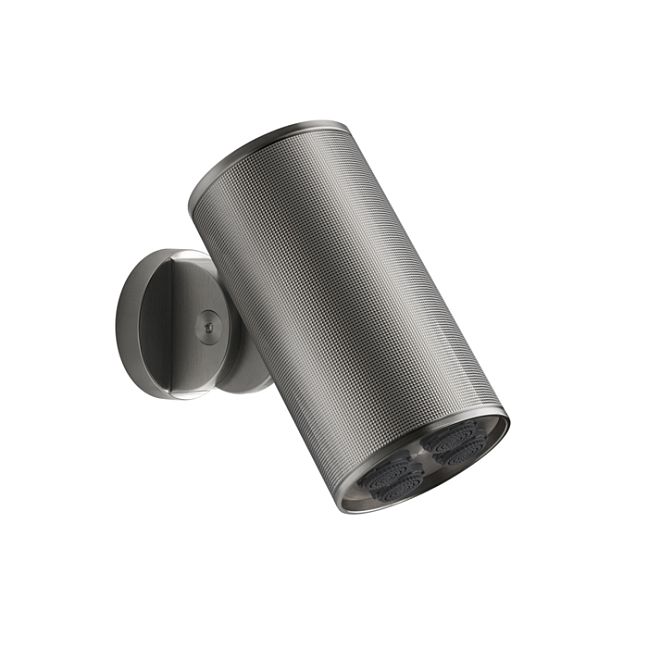 Gessi 316 Diamantato Верхний душ 79 мм., с настенным креплением, 4 струи, Steel Brushed