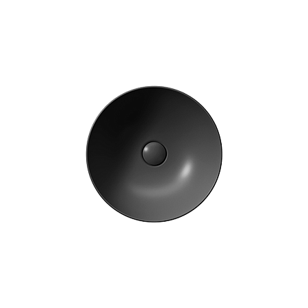 Раковина GSI Nubes Ø40 без перелива черный матовый (903926)