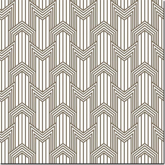 Керамогранит Petracers Swing Geometria Ottone Su Bianco Matt 60x60