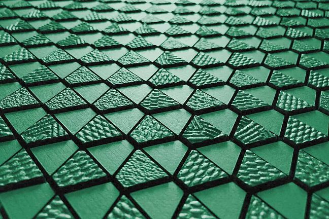 Микромозаика Sergio Savino Clessidra Decorato 30x28 Verde Traffico