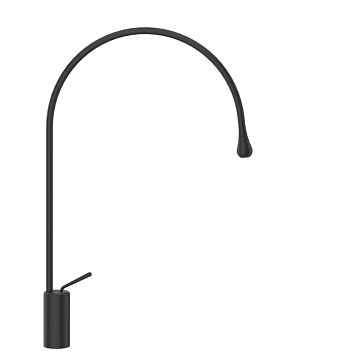Gessi Goccia Смеситель для раковины на 1 отверстие, высокий, излив 387мм R=197, черный
