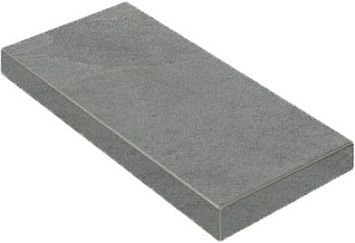 Italon Керамогранитная ступень Materia Scalino Ang. DX Carbonio 33x45 Nat
