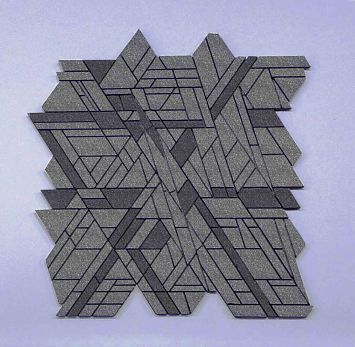 Микромозаика Sergio Savino Meteorite Decorato 25,3x26,7 Old Silver