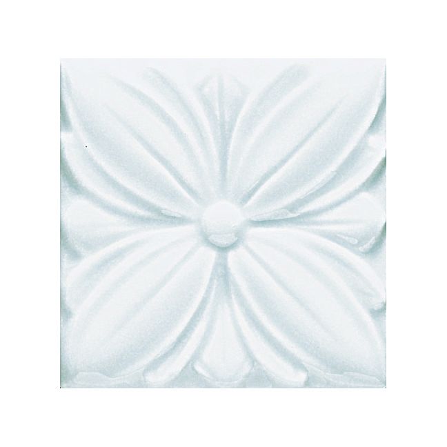 Вставка Ceramiche Grazia Melange Tozzetto Alloro Light Blue 6,5x6,5