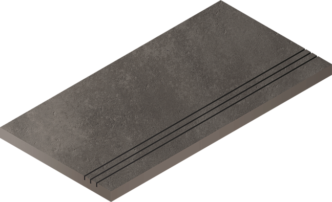 Italon Керамогранитный бортик Millennium X2 Bordo Black 30x60 Grip
