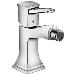 Смеситель для биде Hansgrohe Metropol Classic однорычажный, с рычаговой рукояткой, с донным клапаном, цвет: хром купить в Москве: интернет-магазин StudioArdo