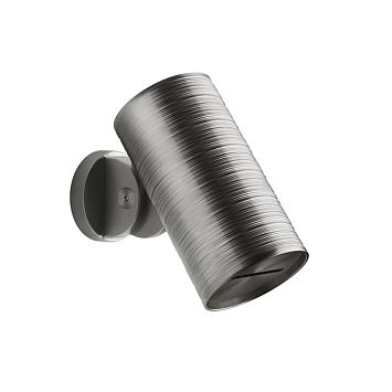 Gessi 316 Trame Верхний душ 79 мм., с настенным креплением, водопад, Steel Brushed