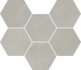 Мозаика  Italon Continuum Silver Mosaico Hexagon  25x29 купить в Москве: интернет-магазин StudioArdo