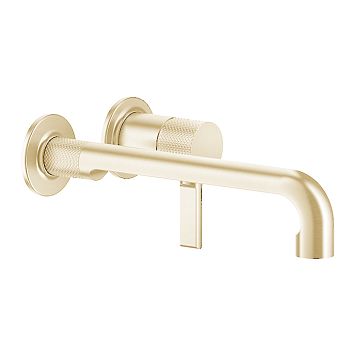 Gessi Inciso Встраиваемый смеситель для раковины с изливом 264-234мм (внешние части), золото