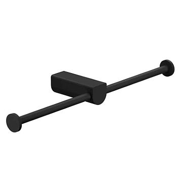 Gessi Rilievo Двойной держатель туалетной бумаги, nero XL