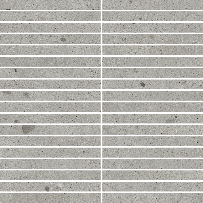 Italon Керамогранитная мозаика Avantgarde Silver Mosaico STRIP