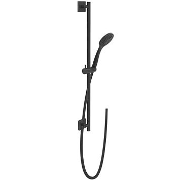 Gessi Rilievo Штанга в комплекте с душевой лейкой, шланг 1,50 м., nero XL