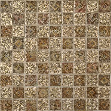 Мраморная плитка Akros Decorative Art Ercolano Travertino Classico Giallo Reale Gold 30,5x30,5