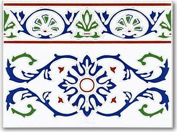 Керамическая плитка Ceramica Ribesalbes Zocalo Cenefa 45 15x20