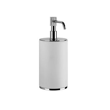 Gessi Venti20 Дозатор для жидкого мыла настольный, белый, фурнитура хром