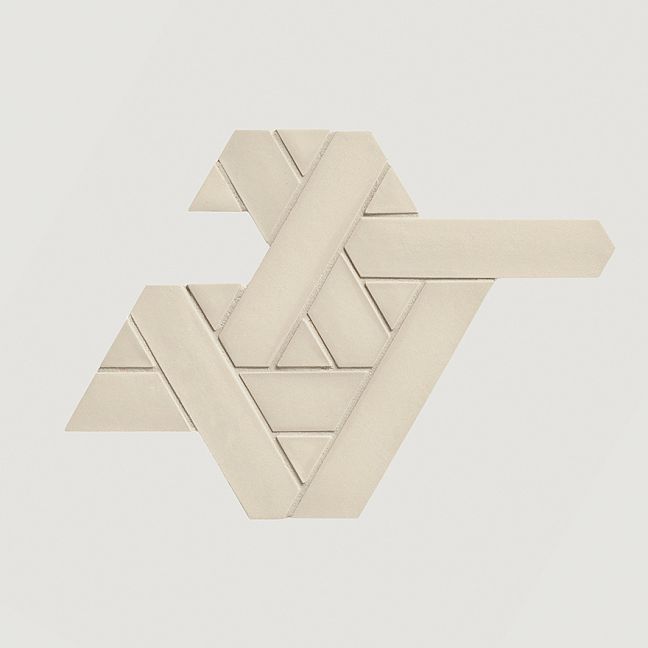 Mutina Керамогранит Weaving San Jiao White 42,9x30,3 Matt