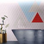 Керамическая плитка Petracers Triangolo Fondo Rosso 17x17 купить в Москве: интернет-магазин StudioArdo