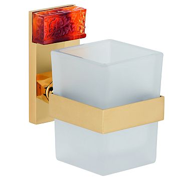 THG Ginkgo Стакан, подвесной, цвет: золото/хрусталь