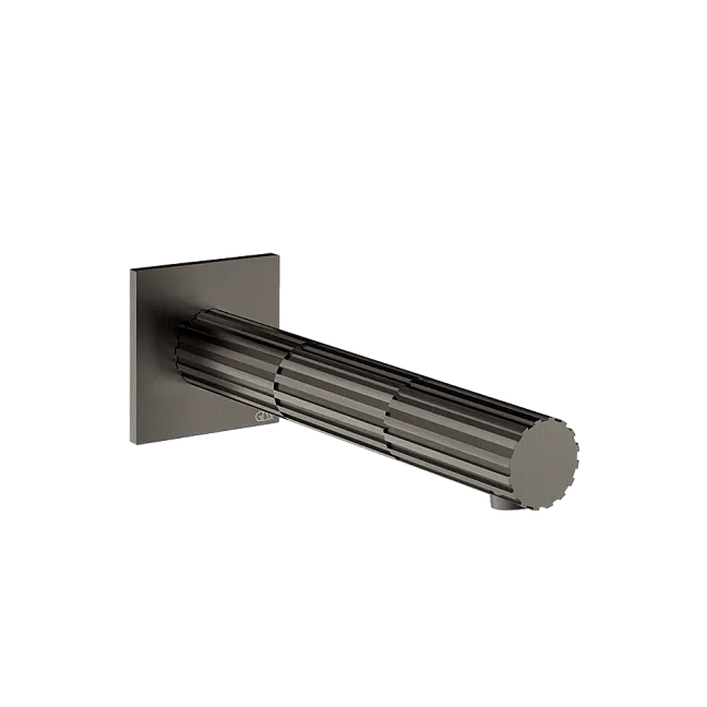 Gessi Incastri Излив для ванны, L-191мм, цвет 707 Black Metal Brushed PVD