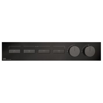 Gessi Hi-Fi Термостат для душа, с включением до 4 источников одновременно (внешняя часть), Black Metal PVD
