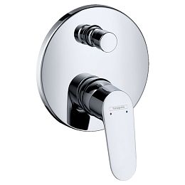 Смеситель для ванны Hansgrohe Focus встраиваемый, внешняя часть, цвет: хром купить в Москве: интернет-магазин StudioArdo