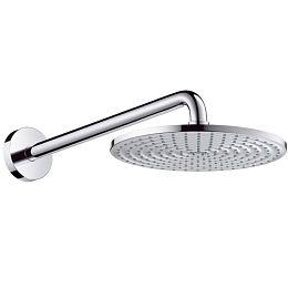 Верхний душ Hansgrohe Raindance S 240 Air 1jet d=240 мм, с кронштейном: 390 мм, цвет: хром купить в Москве: интернет-магазин StudioArdo